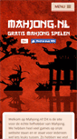 Mobile Screenshot of mahjong.nl
