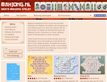 Tablet Screenshot of mahjong.nl